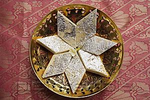 PictureIndia - Indian sweets in star shape.