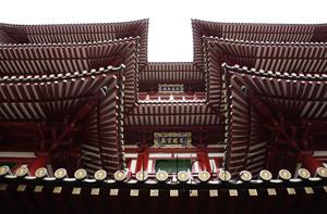 AsiaPix - Roof top of Buddhist Temple