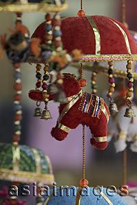 Asia Images Group - Indian decoration with elephants and bells