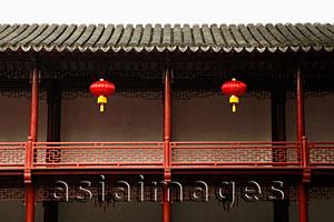 Asia Images Group - Red lanterns at YuYuan Gardens, Shanghai, China