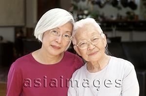 Asia Images Group - Two mature women, portrait