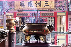 Asia Images Group - Malaysia, Penang, temple urn