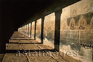 Asia Images Group - Cambodia, Siem Reap, Hallway in Temples of Angkor