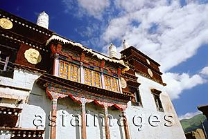 Asia Images Group - China, Szechuan (Sichuan), Kham region, Tibetan Buddhist Monastery.