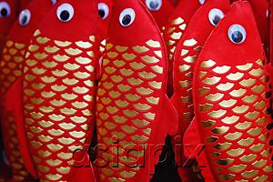 AsiaPix - Red paper fish, Chinese New Year decorations